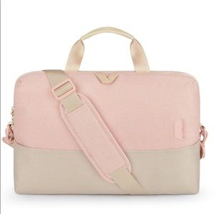BagSmart 15.6 Inch Pink Slim Computer Bag
